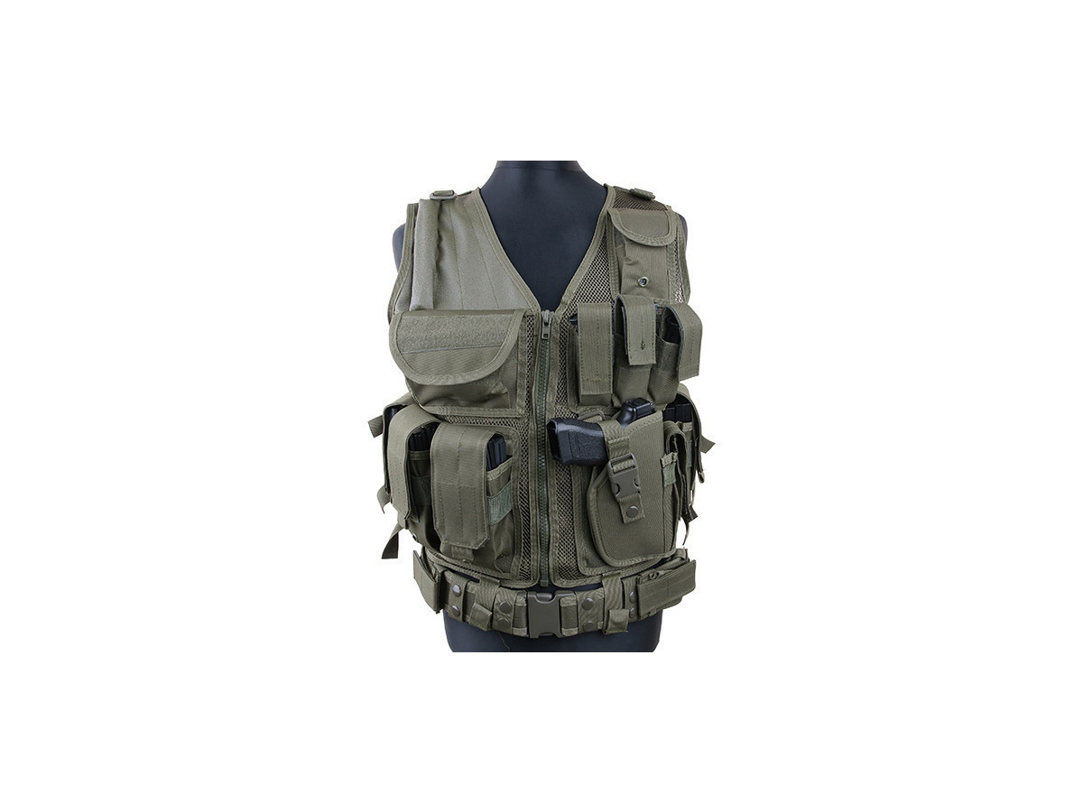 GFC vesta tactica cu plasa Olive