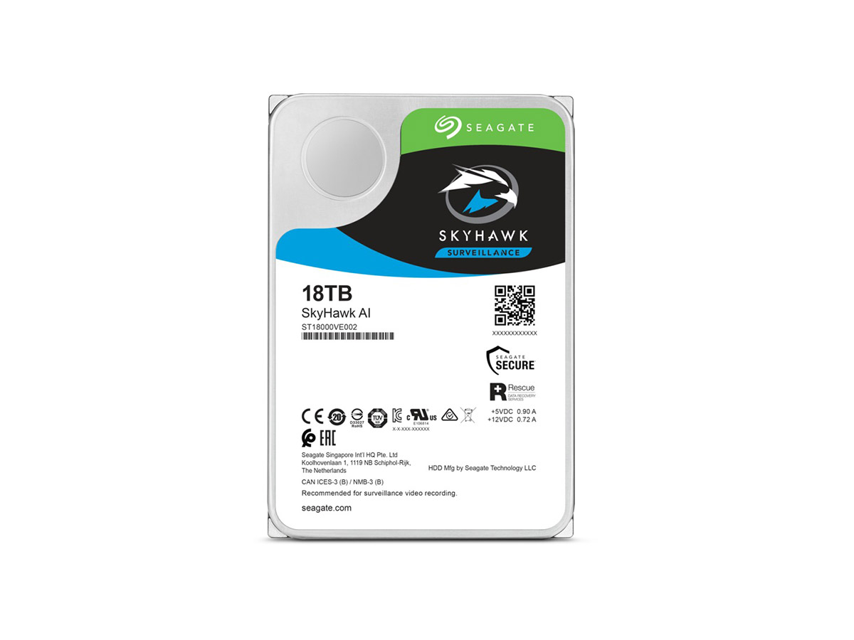 HDD intern Seagate, 3.5", 18TB, SkyHawk AI
