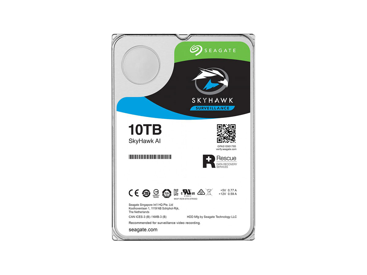 HDD intern Seagate, SkyHawk AI, 10TB