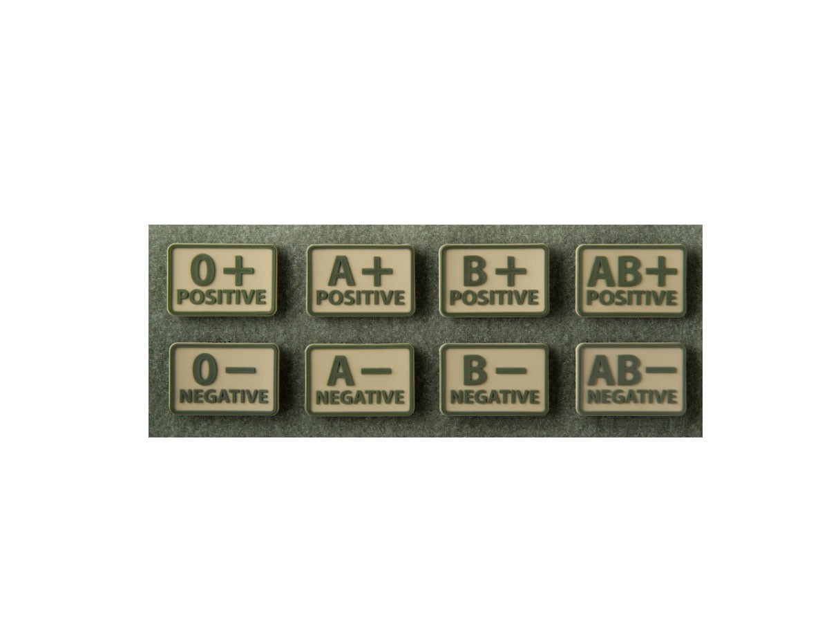 Helikon-Tex cu patch cu grupa sange AB- Coyote