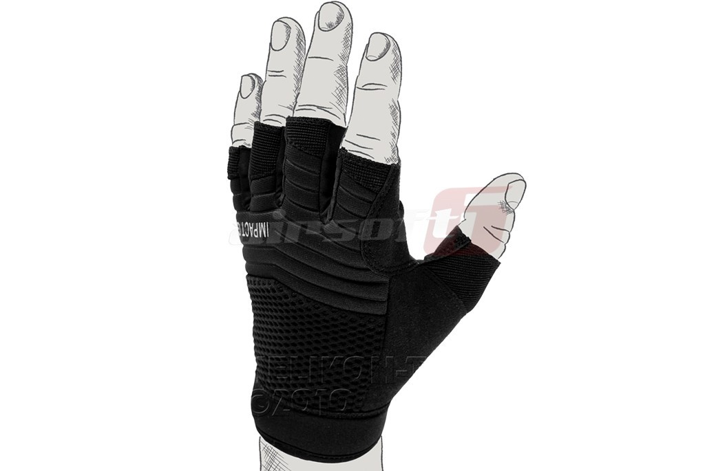 Helikon-Tex manusi tactice fara degete Negru (S)