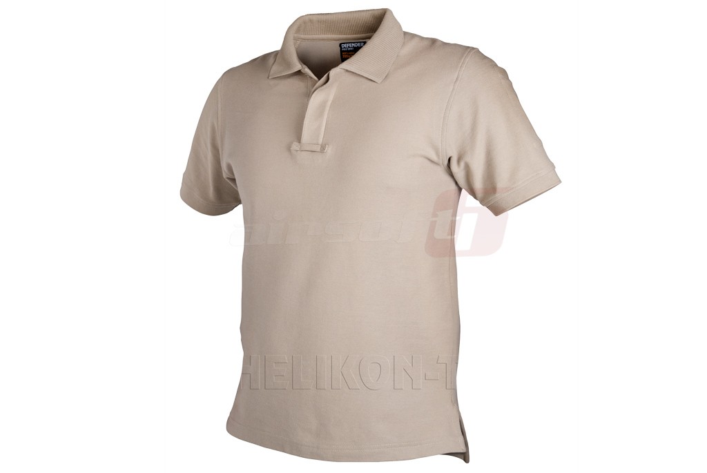 Helikon-Tex tricou polo bumbac Defender Bej (L)
