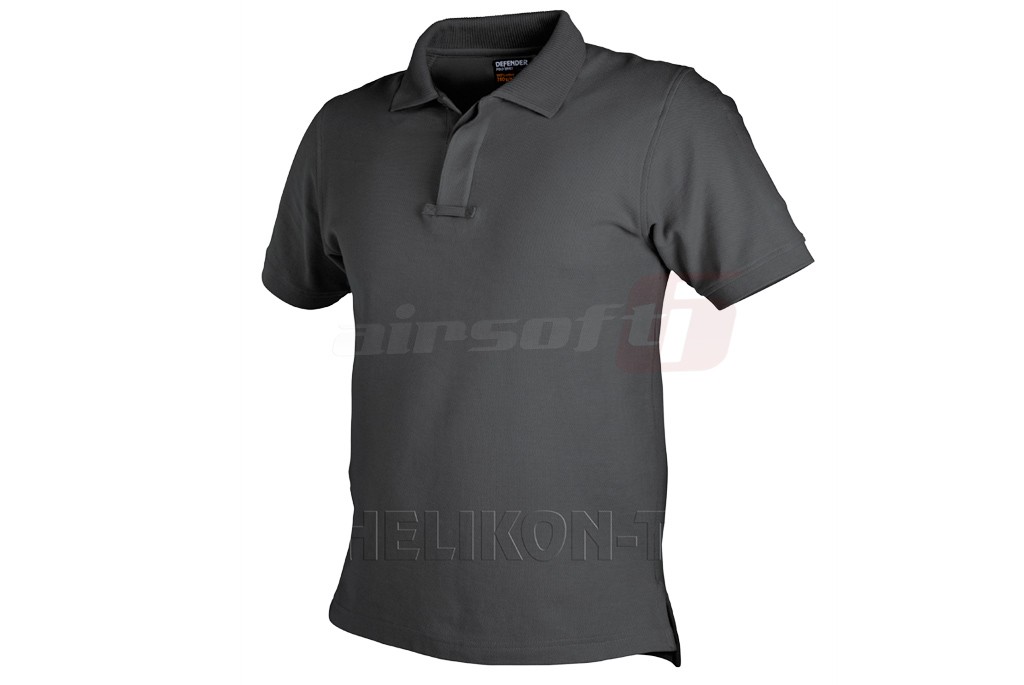 Helikon-Tex tricou polo bumbac Defender Negru (L)