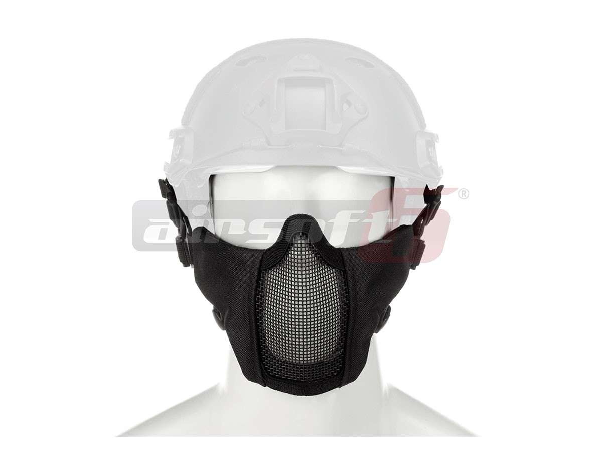 Invader Gear masca 2.0 cu montura pentru casca Black