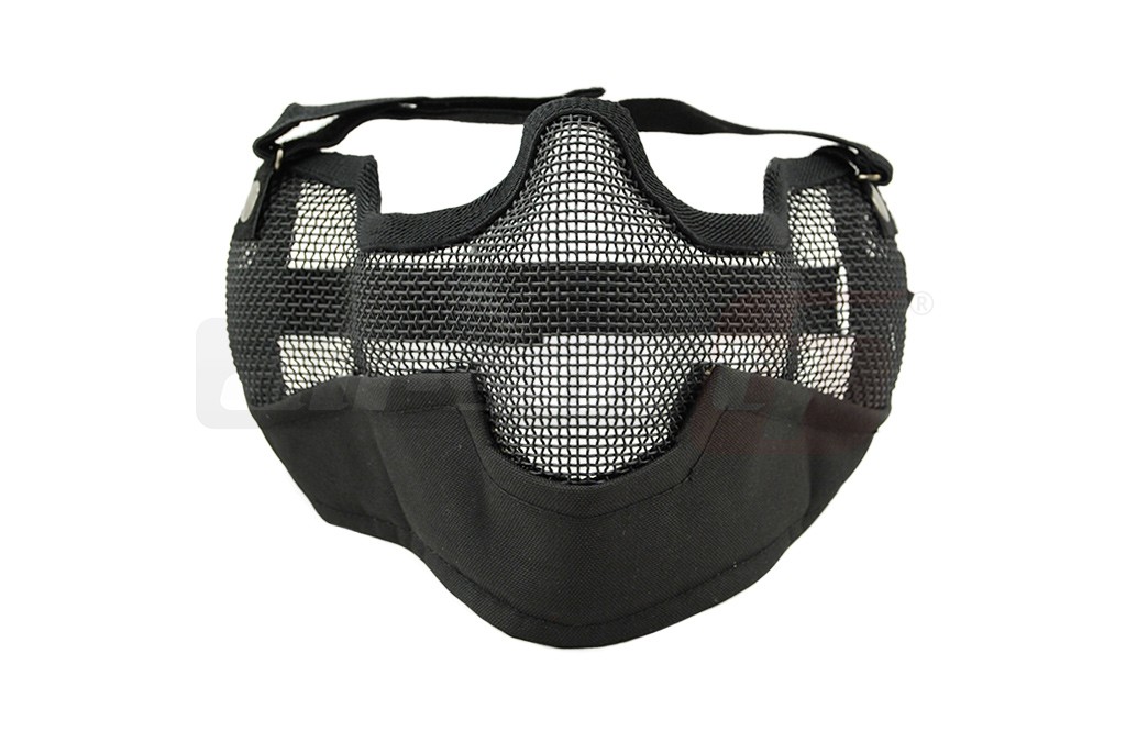 Invader gear masca metal mare Negru