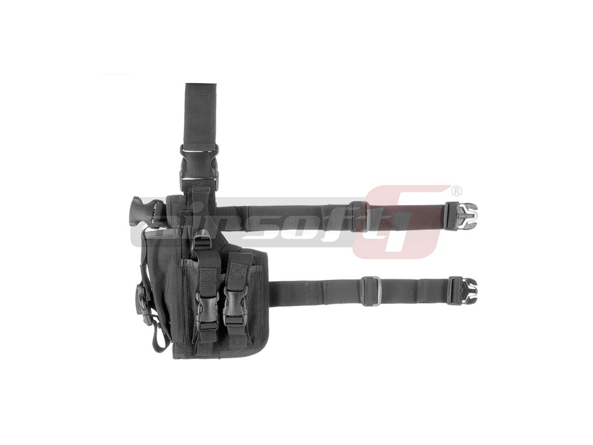 Invader Gear toc pistol pentru picior Stanga SOF Negru