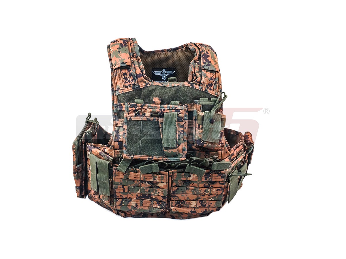 Invader Gear vesta tactica Mod Carrier Combo Digital Woodland