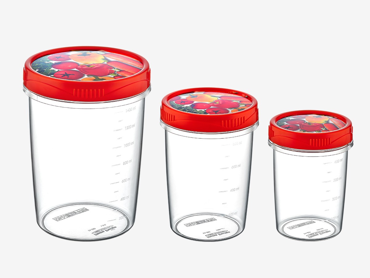 Set 3 cutii alimente gradate 3lt SA 240