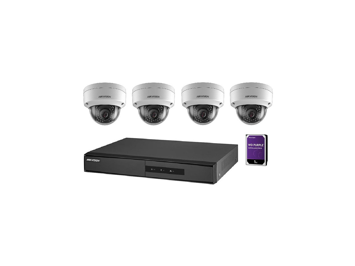 Kit supraveghere Hikvision IP NK42E1H-1T(WD)