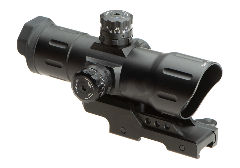 Leapers T-Dot Rosu/Verde ITA 6 Inch Negru