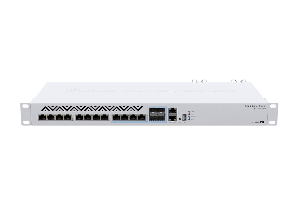 Management Switch, 8 x 10G Ethernet, 4 x 10G combo RJ45/SFP+