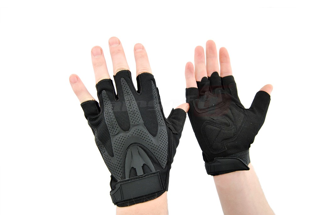 Manusi tactice fara degete 8Fields ver. 1 Negru (M)