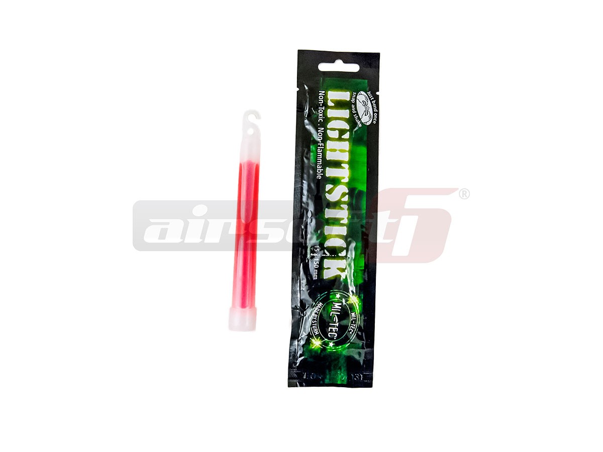 Mil-Tec baton fluorescent Rosu