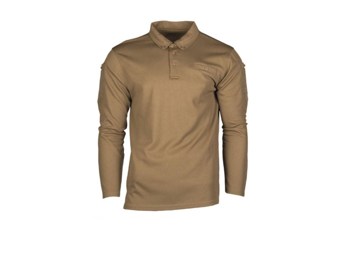 Mil-Tec bluza polo quickdry Coyote L