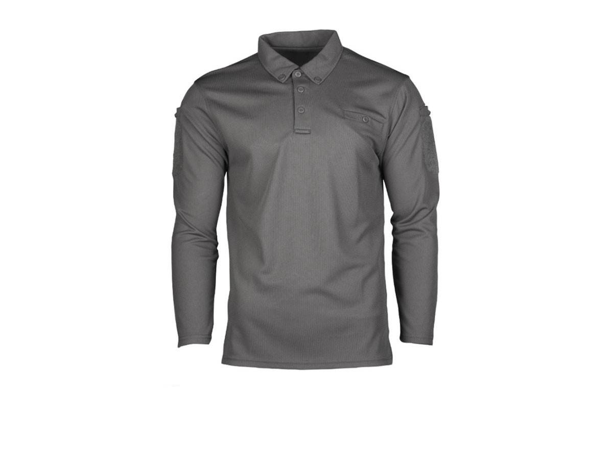 Mil-Tec bluza polo quickdry Gray L