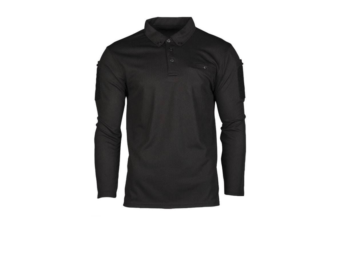 Mil-Tec bluza polo quickdry Negru XL