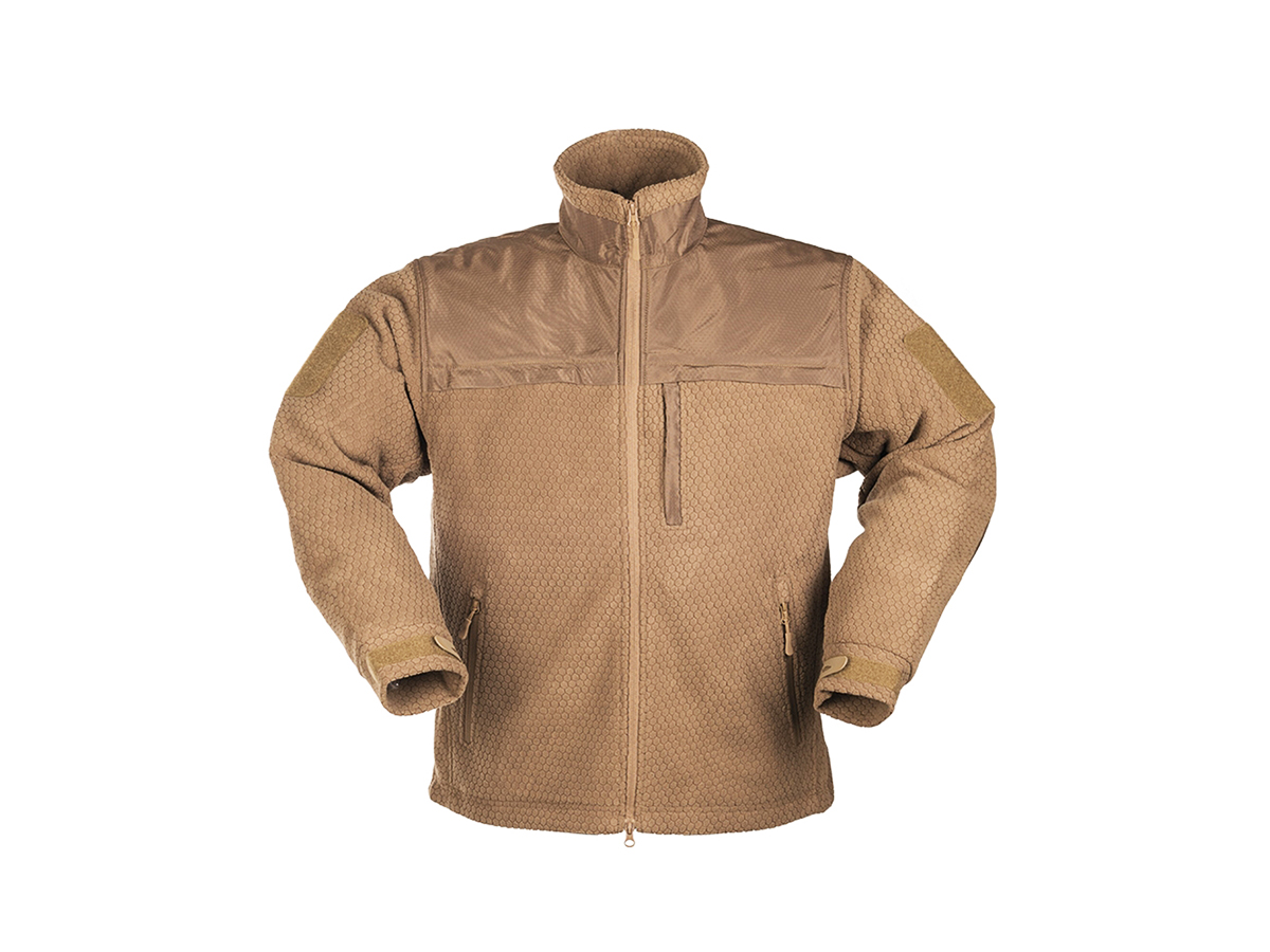 Mil-Tec jacheta Elite Fleece Hextac Coyote L
