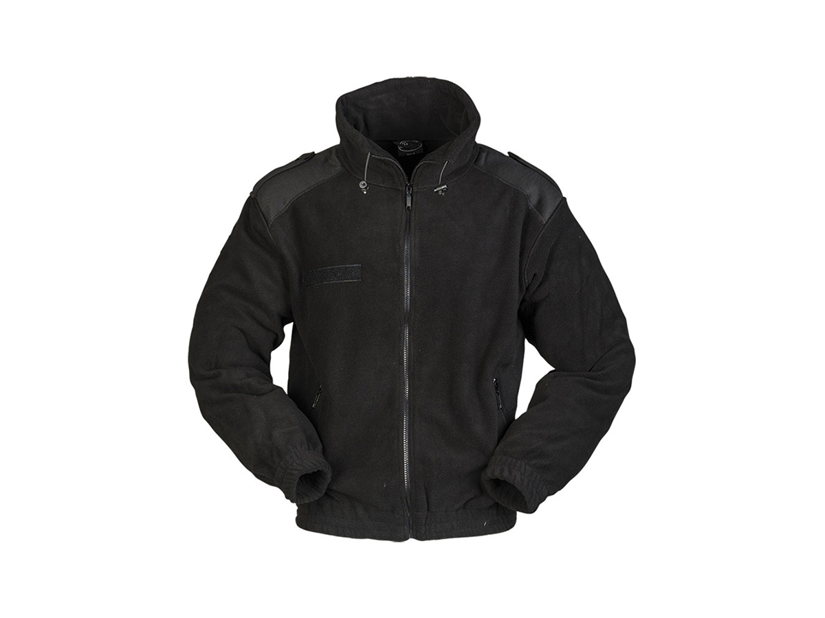 Mil-Tec jacheta Fleece Negru S