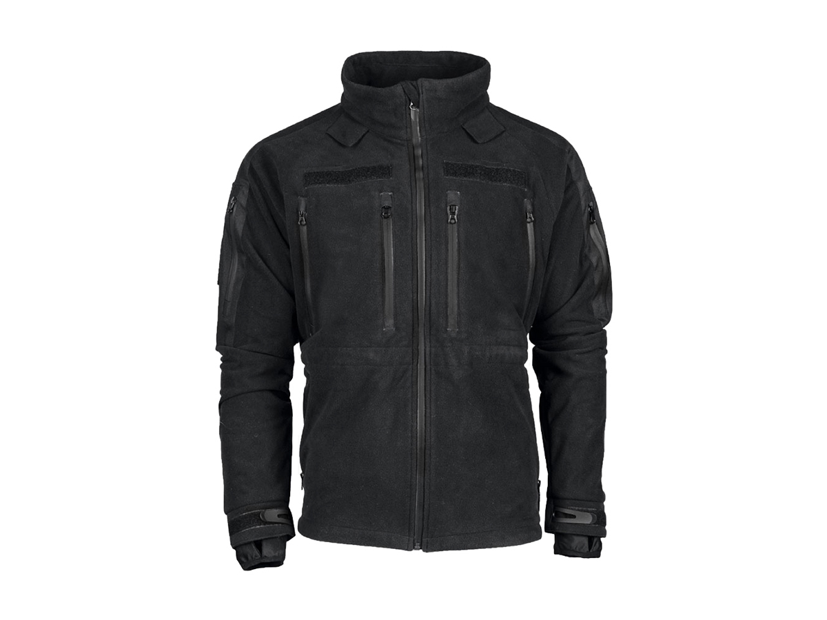 Mil-Tec jacheta Fleece Plus Negru M