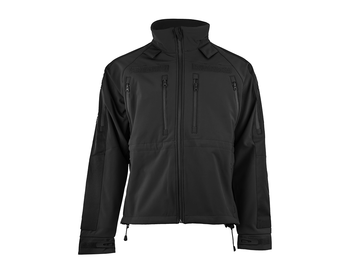 Mil-Tec jacheta softshell Negru (S)