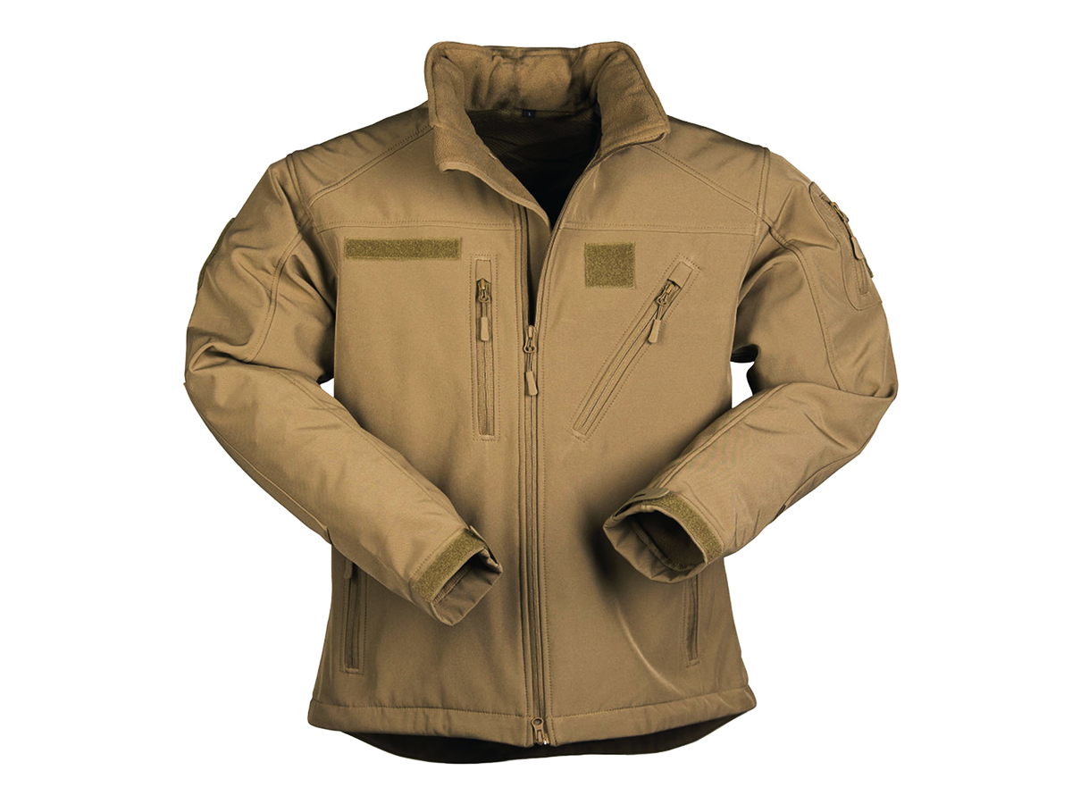 Mil-Tec jacheta softshell SCU 14 Coyote (L)