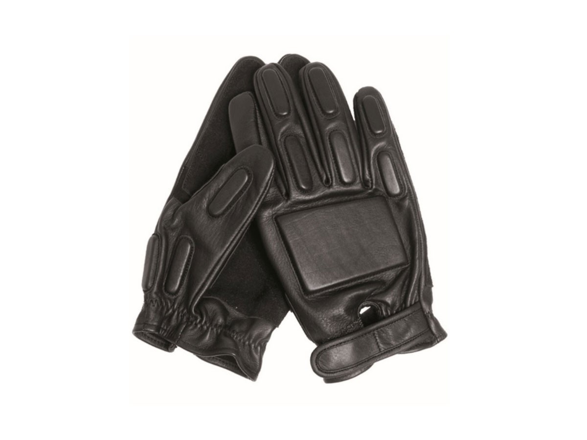 Mil-Tec manusi piele cu protectie degete S