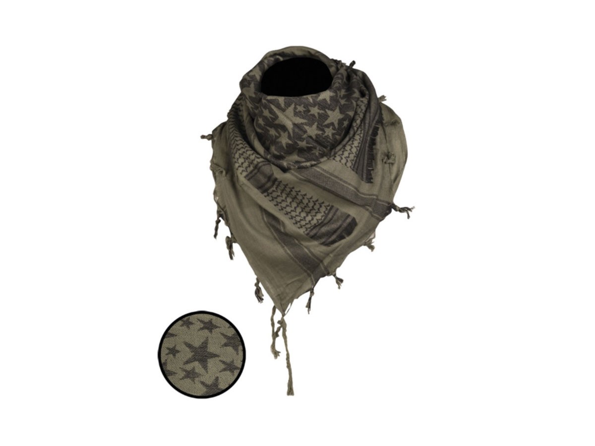 Mil-Tec shemag stars Olive