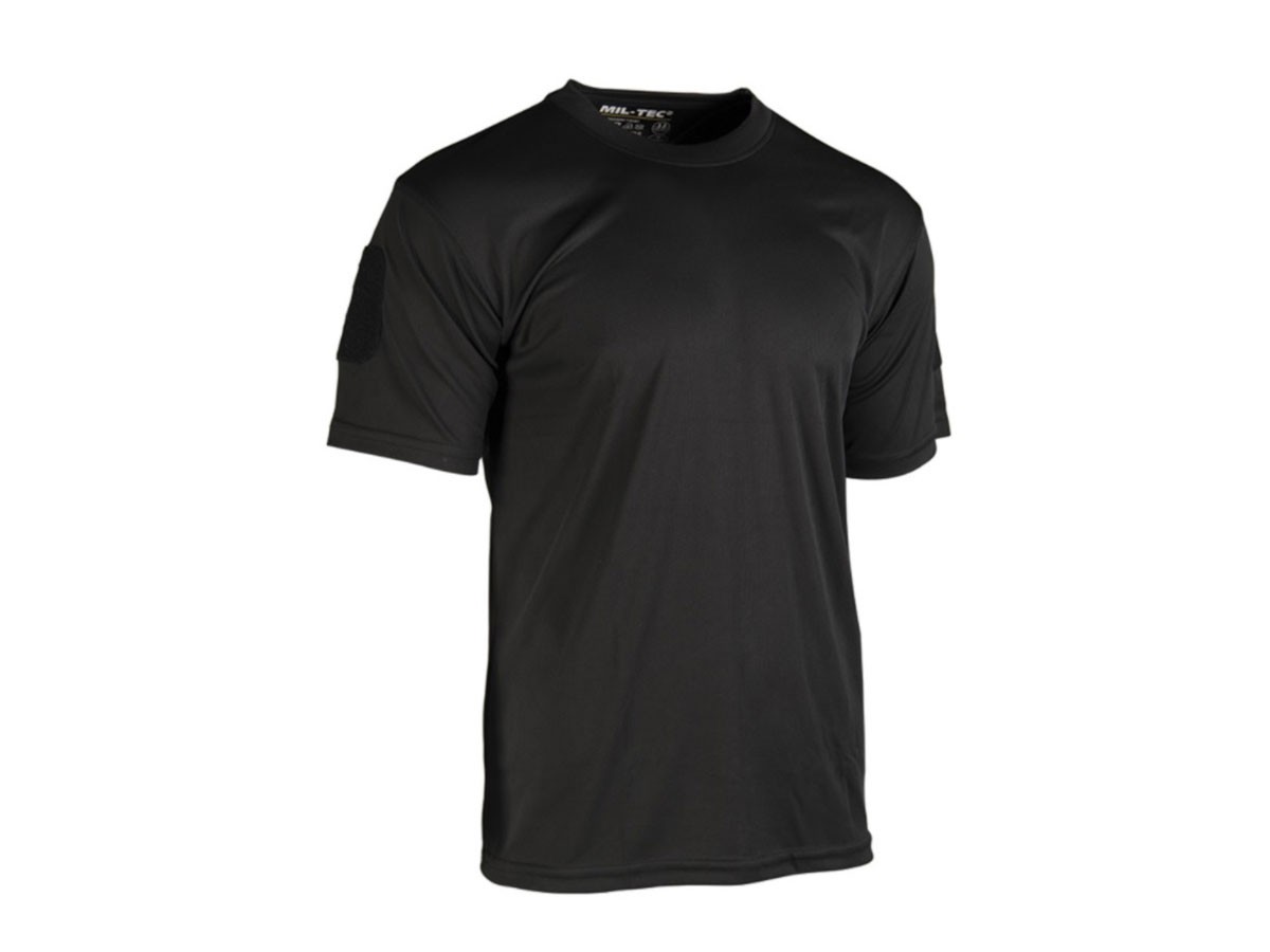 Mil-Tec tricou Quick Dry Negru L