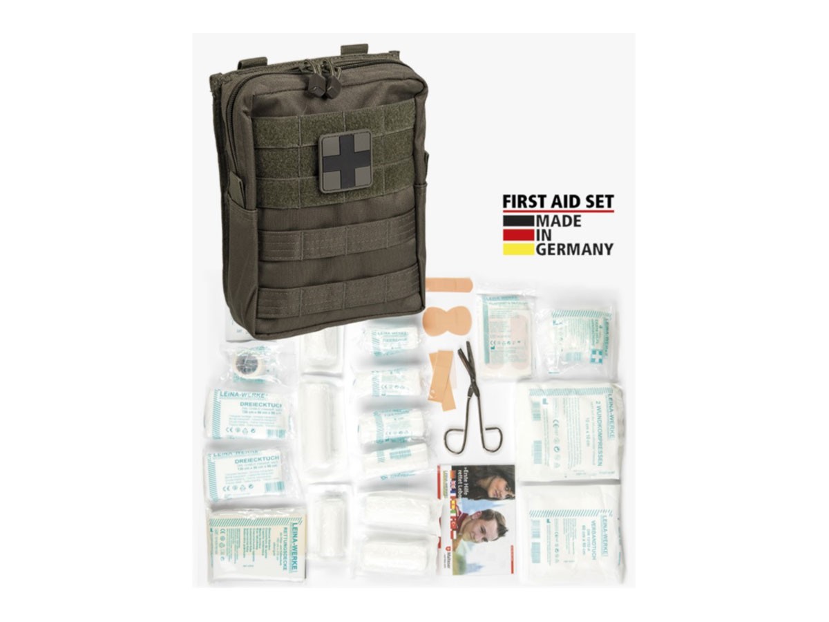 Mil-Tec trusa prim ajutor mare Olive