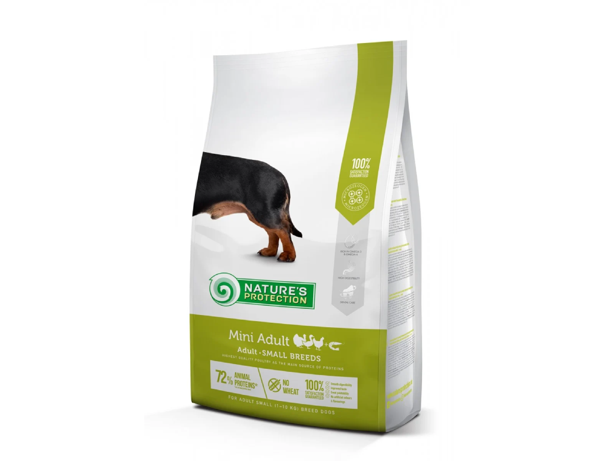 Nature's Protection Dog Mini Adult Pui si Krill 7.5 Kg