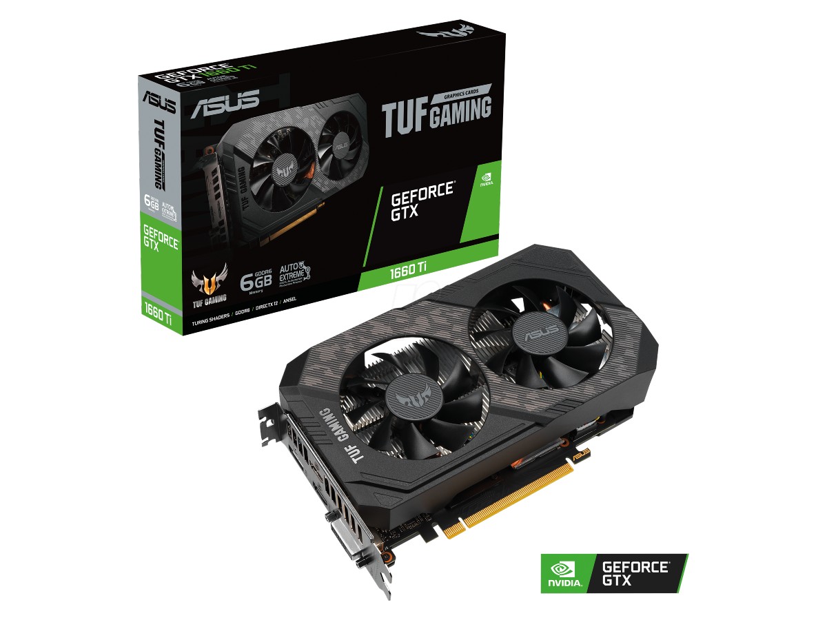 Placa video ASUS TUF Gaming GeForce&reg; GTX 1660 Ti EVO OC, 6GB GDDR6, 192-bit