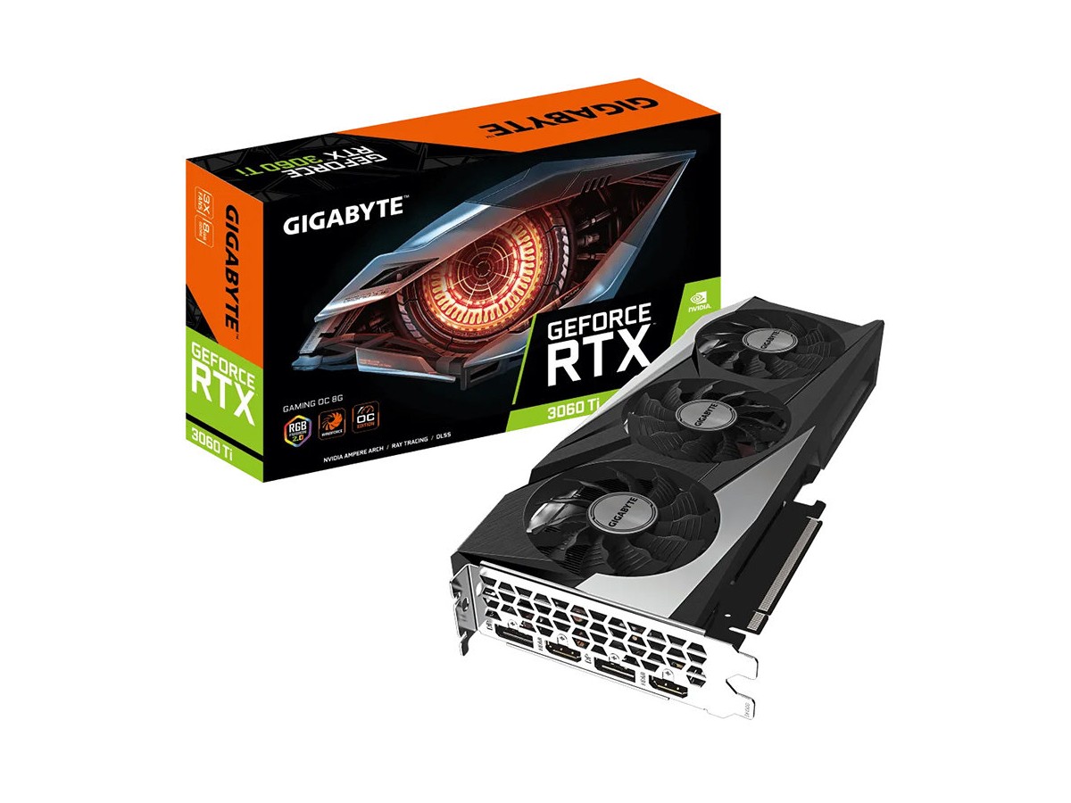 Placa video Gigabyte GeForce&reg; RTX&trade; 3060 Ti GAMING OC 2.0 LHR, 8GB GDDR6
