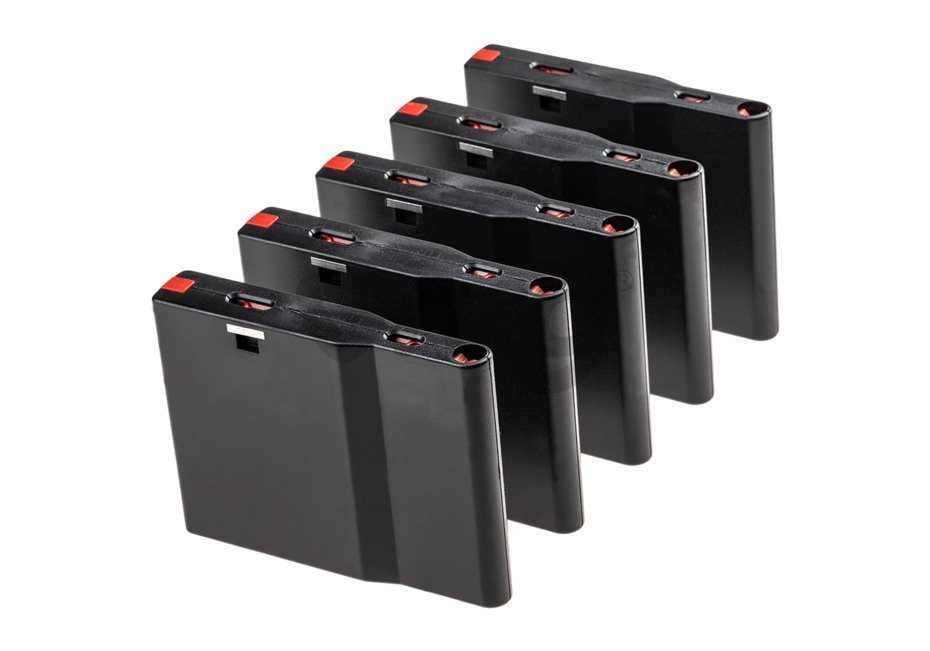 Silverback SRS set 5 incarcatoare plastic 25 bile Negru