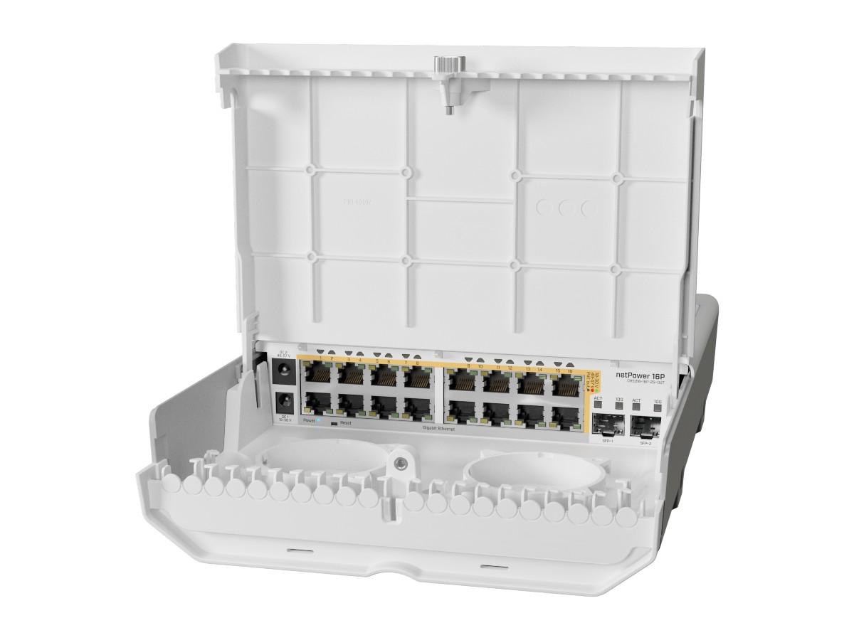 Smart Switch outdoor 16 x Gigabit PoE-Out, 2 x SFP+