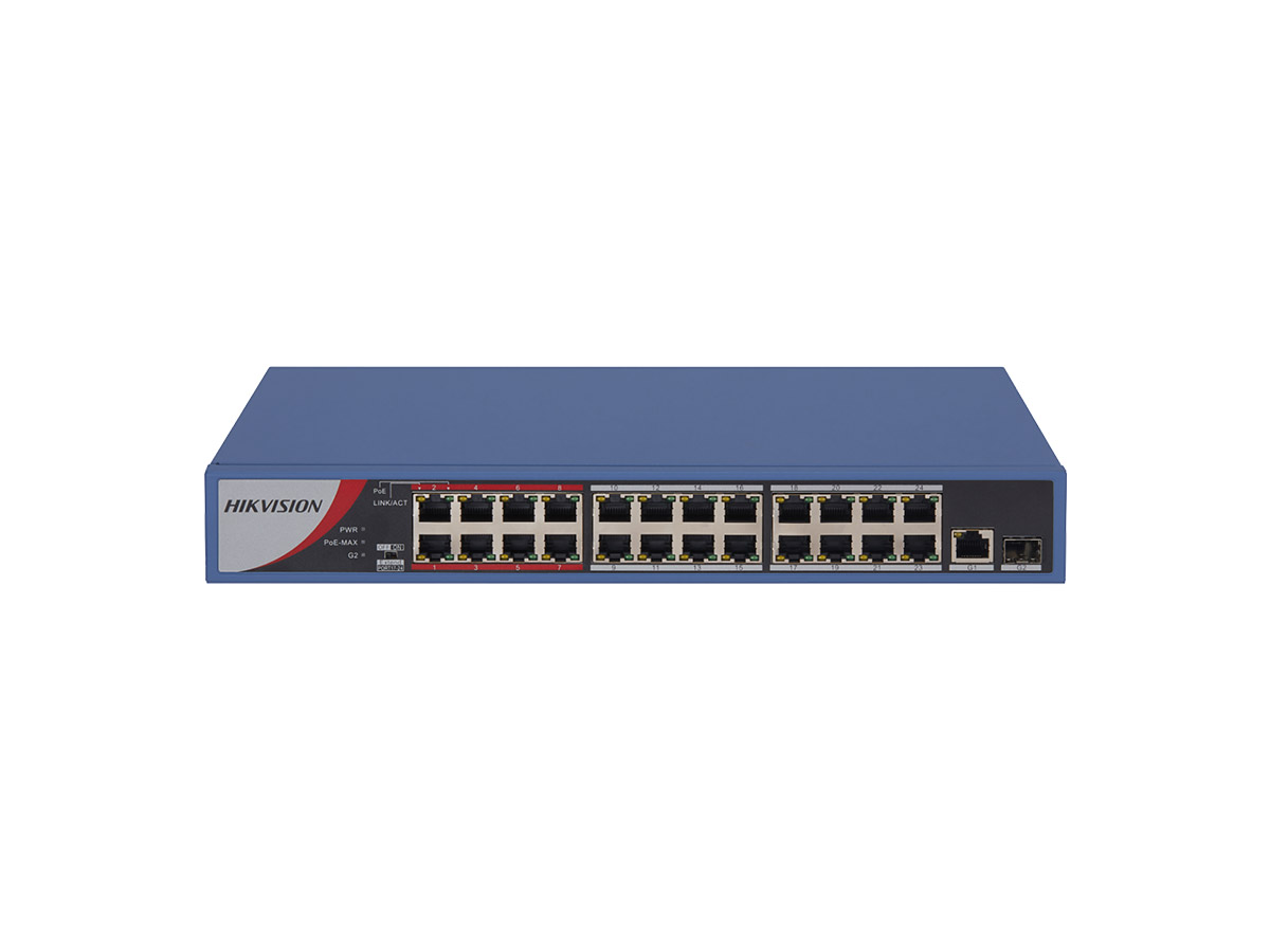 Switch POE Hikvision, DS-3E0326P-E/M
