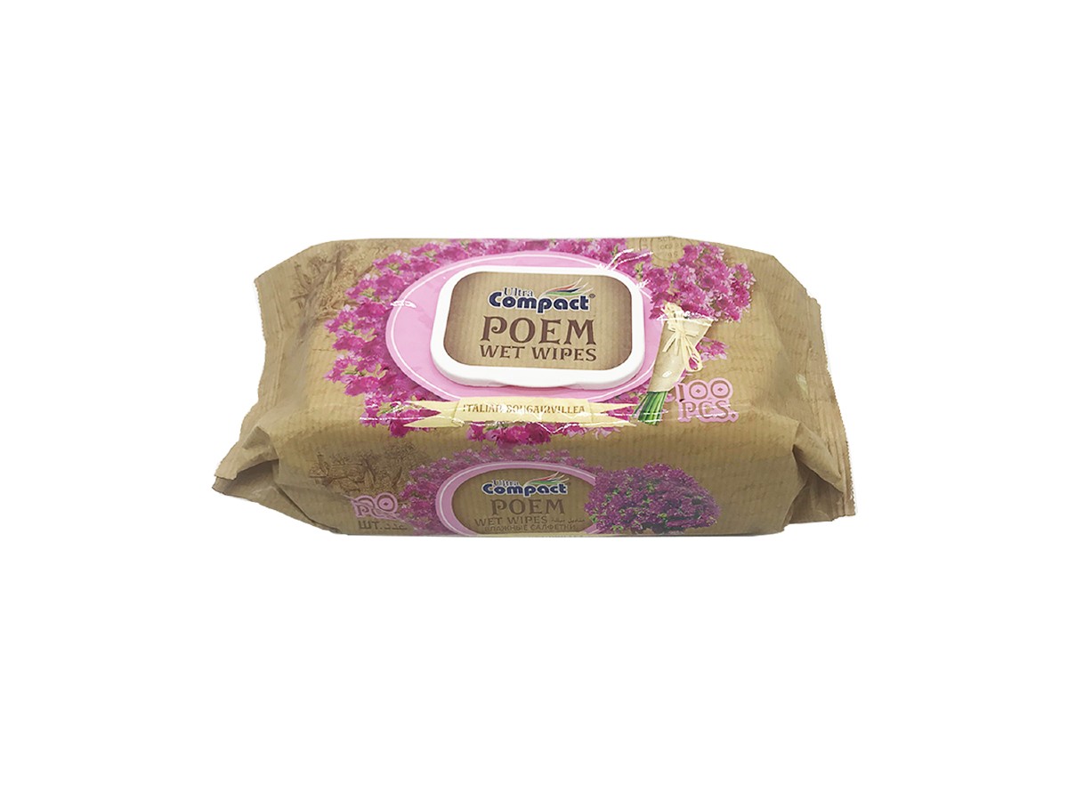 Ultra compact servetele umede Poem Italian Bougainvillea WW170 100 buc