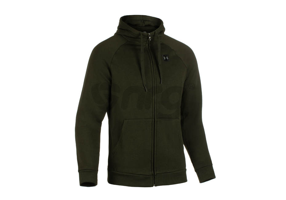 Under Armour hanorac cu fermoar UA Rival Fleece Zip Olive XXL