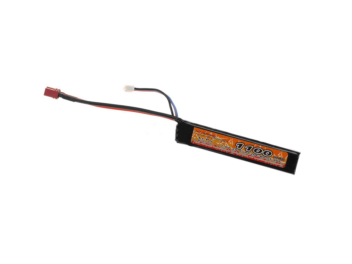 VB Power acumulator LiPo 7,4V 1100mAh stick Deans