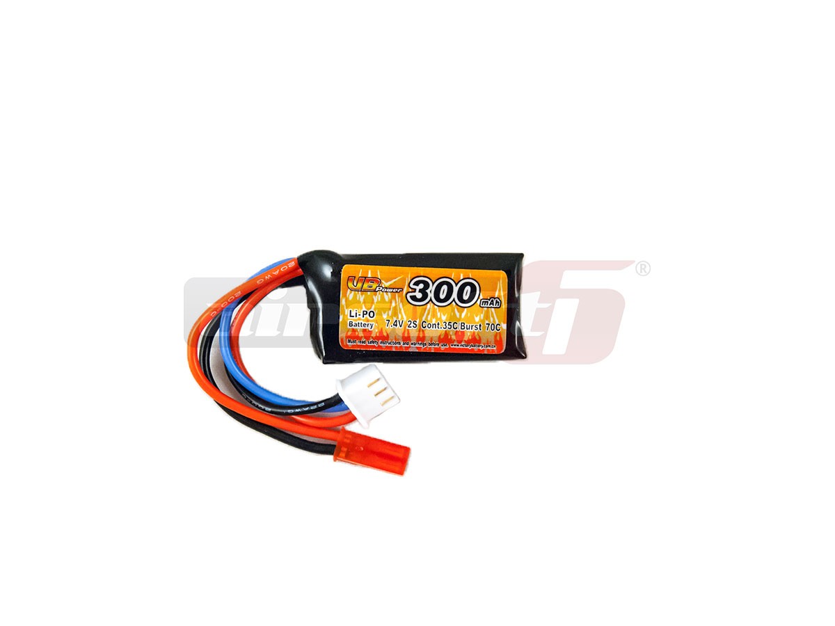 VB Power acumulator LiPo 7.4V 300mAh Polarstar FCU